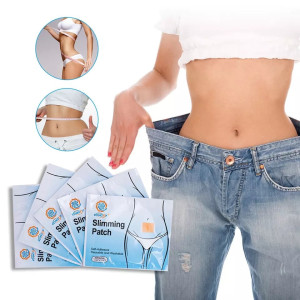Турмалиновый пластырь при снижении веса и коррекции фигуры Slimming Patch 10 шт