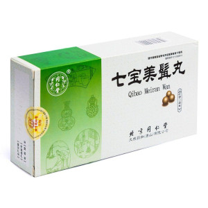 Ци Бао Мэй Жань Вань Qi Bao Mei Ran Wan китайская формула от выпадения волос