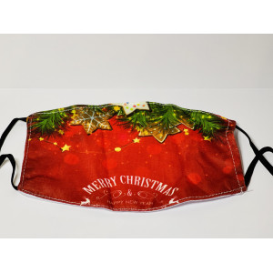 Турмалиновая Новогодняя защитная маска Merry Christmas