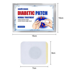 Травяной китайский пластырь от сахарного диабета Diabetic Patch 12 шт