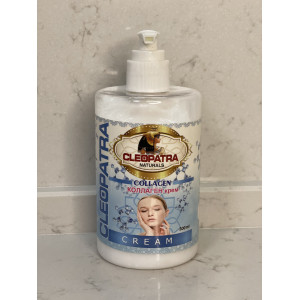 Египетский Крем для лица и тела с коллагеном CLEOPATRA NATURALS Collagen 300 мл