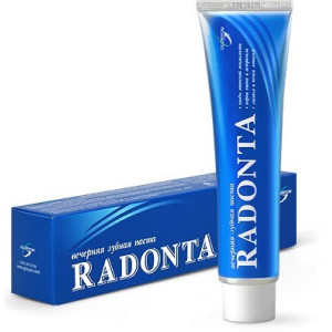 Вечерняя зубная паста «Radonta»