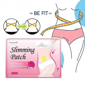 Слим-пластырь для снижения веса Slimming Patch с травами Востока, Детокс, ускорение метаболизма, жиросжигание 10 шт