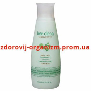 Укрепляющий шампунь для волос Live Clean Green "Зеленая Земля" укрепляющий Earth Moisturizing Shampoo